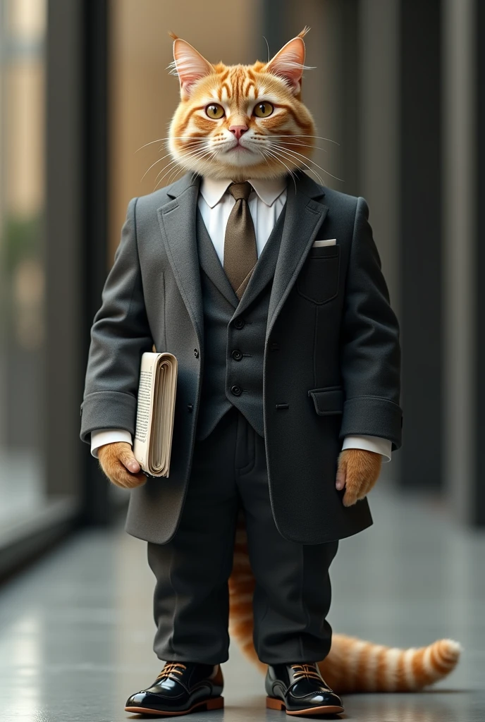 The cat in a suit 