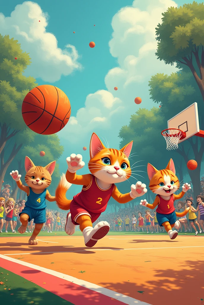 cats and dogs basketball team
