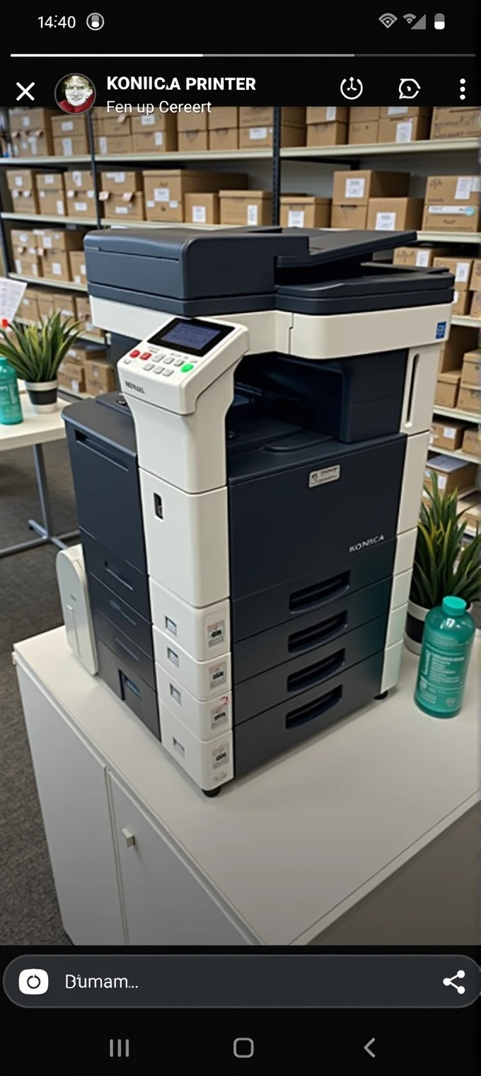 KONICA printer for rent for businesses 