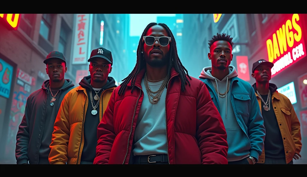 Crie uma miniatura para o videoclipe big dawgs