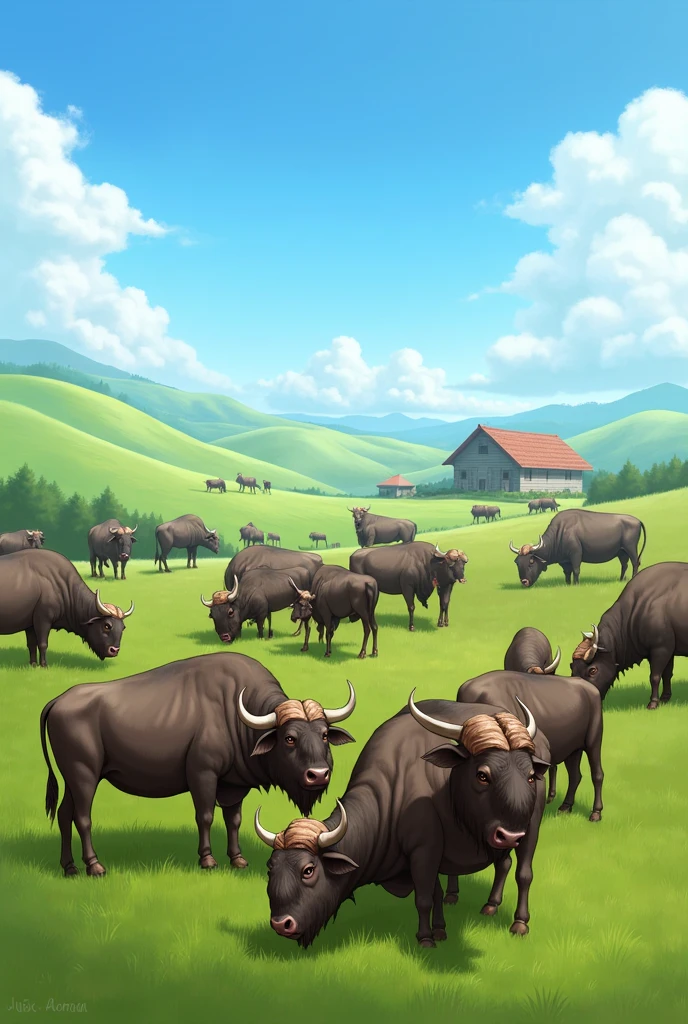 Buffaloe grazing and milked images