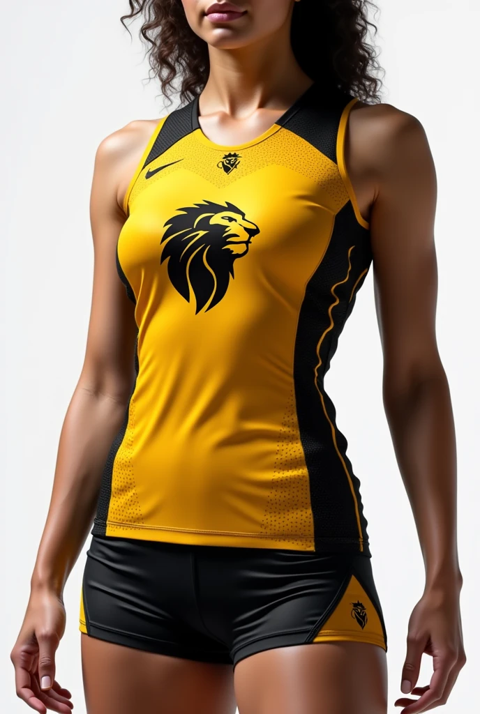 Design me a women's volleyball uniform called Leonas
