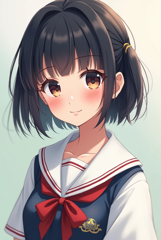 Japanese girl in uniform