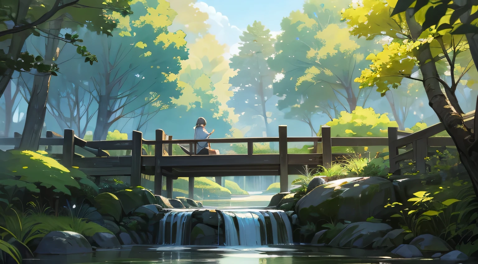 Blue skies, clear winds, birds chirping, my heart is calm, bathed in the afternoon sunshine

[Verse 2]
wood々The leaves are swaying and the stream is babbling. I love this moment when everything is here.

[Chorus]
Dreaming of the afternoon, a soothing melody. If I&#39;m with nature, my heart is free.

[Verse 3]
I&#39;ll never forget the moment of silence deep in the forest, hearing the insects&#39; chirps

[Verse 4]
The sunlight twinkles, like a beautiful painting Time stands still, this happiness continues

[Bridge]
In this calm time that flows by slowly, I don&#39;t need anything, just to be here