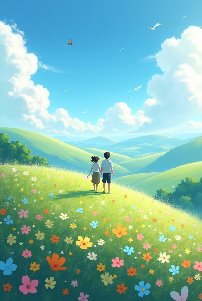You will come to meet me on that flower-blooming hill