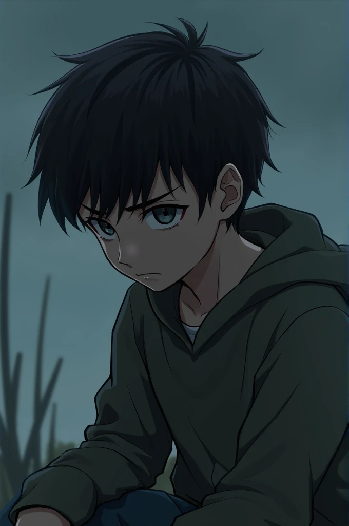 A boy Sad