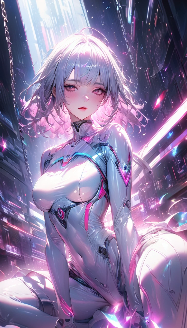 (((tmasterpiece))), 1girll, Hatsune Miku, vocal, Super detailed, hyperrealistic face, (flirty expression), (pink leotard), Blue gloves, Pantyhose, ((Super cute face)), ((Angelic face)), ((Incredibly beautiful eyes)), (glowing light eyes), (full bodyesbian), (luminous hair), Super sexy hair, (Delicate and perfect hands), (Perfect anatomy), Super delicate and sexy body, sexyposture, ((ulzzangs)), (ultra thin face), Exquisite features, ultra - detailed, Better quality, Cinematic lighting, attractive beautiful, sexy looks, Nice star background