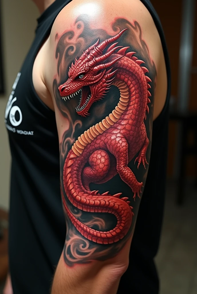 Tattoo of Meleys dragon 