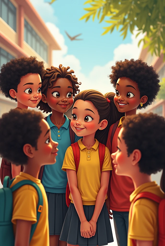 The heterogeneity of individuals refers to the differences and diversities that exist between people., such as cultural identity, ethnic, of genre, sexual orientation, physical and mental abilities, among other. Recognizing and respecting this diversity is crucial to building inclusive and fair societies.. Let them be school children with children from another country, of another skin color, etc.
