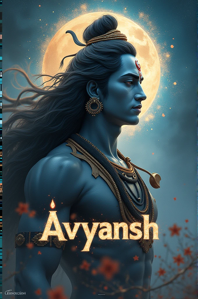 Image of word aavyansh with mahadev 