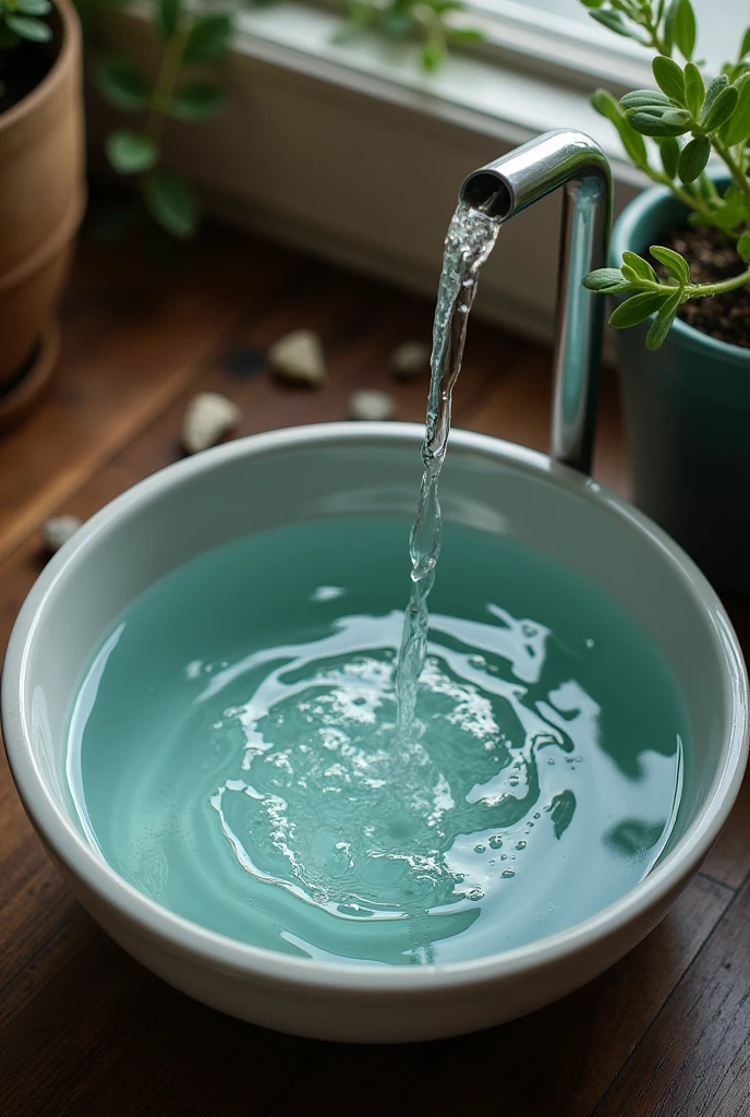 Water in a bowl