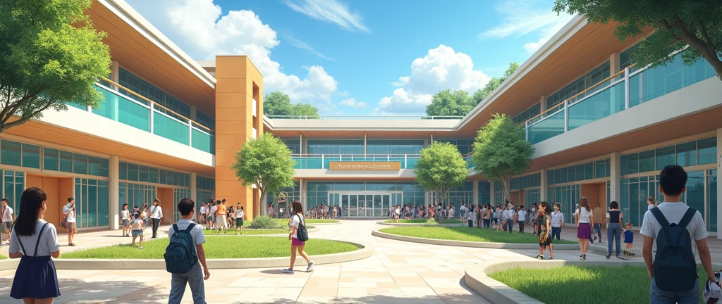School that demonstrates education, virtue, modernism knowledge and fun