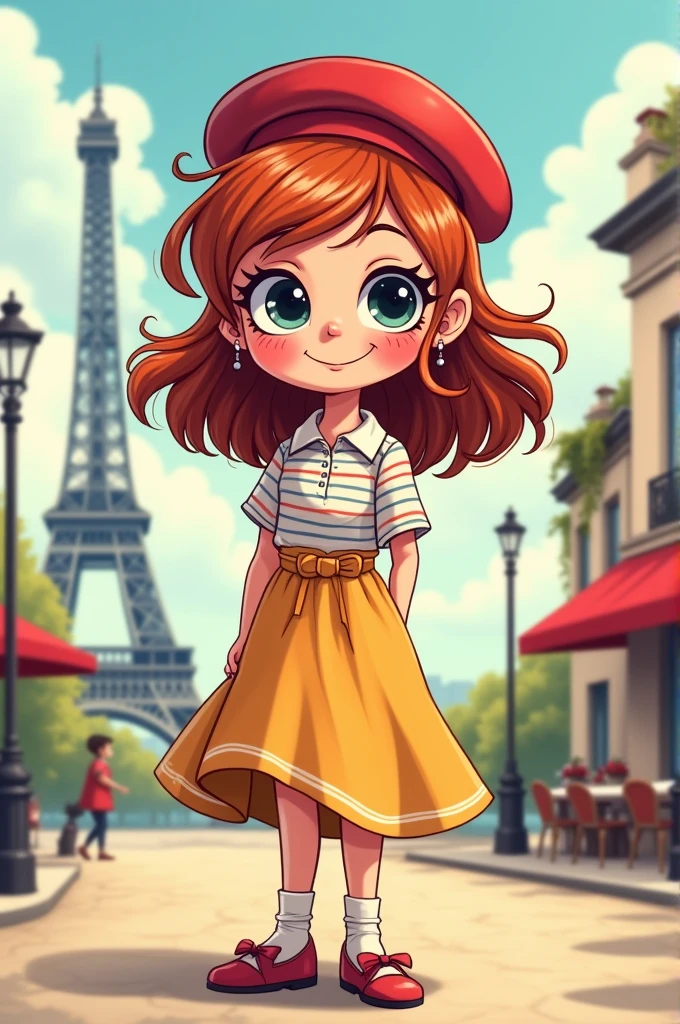 French girl comic cartoon 