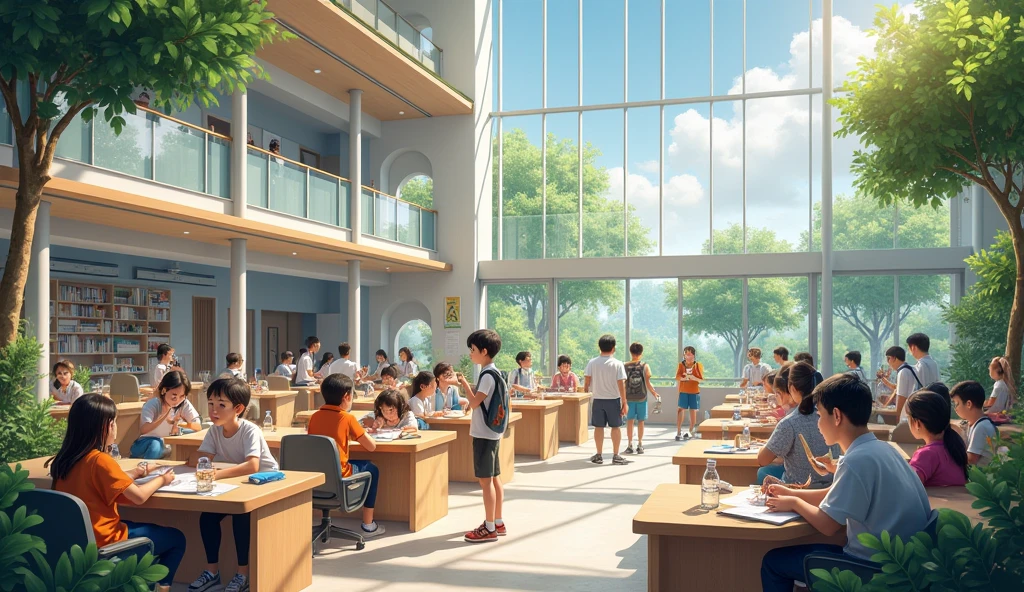 School that demonstrates education, virtue, modernism knowledge and fun