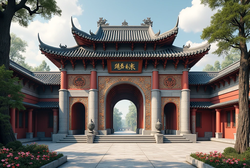 When we imagine a palace that combines Shaanxi and Polish-Lithuanian architectural styles,A more balanced effect can be achieved by adjusting design elements:
The palace still stands in a vast courtyard.,Surrounded by towering ancient trees and gorgeous flowers。The main building of the palace adopts elements of traditional Shaanxi architecture.,Including the glazed tiles with raised eaves、Flying eaves and red walls and black tiles。These features highlight the majesty and grandeur of ancient Chinese royal architecture.。
The design of the palace exterior,Added Polish and Lithuanian style art deco,For example, European-style carved window lattices and exquisite murals。Lithuanian influences are reflected in the artistic carvings on the palace walls.,Showing the exquisiteness of Eastern European architecture and the aesthetics of geometric patterns。
Enter the Palace,The first thing that catches your eye is the towering atrium.,The atrium is surrounded by an ancient stone colonnade,Supporting the dome on the roof。The columns in the atrium are decorated with Polish and Lithuanian carvings.,Such as bronze statues and exquisite murals,The surrounding Shaanxi-style painted buildings and carved beams complement each other.。
The palace's interior layout is carefully designed,Maintains the symmetrical aesthetics of Shaanxi Palace,It also incorporates Polish and Lithuanian interior decoration。Polish tiles on the floor,Each piece is inlaid with exquisite patterns。The furniture and furnishings in the room combine Eastern and Western elements.,Such as Shaanxi's mahogany furniture and Polish wood carvings。
In summary,The palace showcases the solemnity of Shaanxi architecture and the artistic refinement of Polish and Lithuanian architecture.,Through delicate design and integration,Create a unique and charming architectural style。