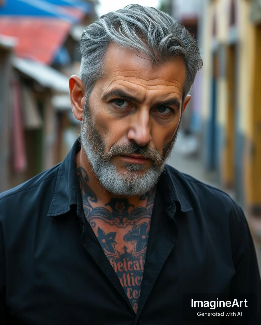 Darken your hair and beard and give a younger look