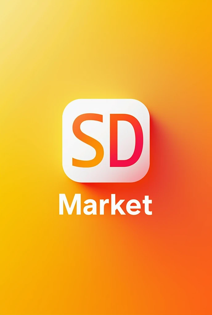 SD Market is the best logo in shopping app