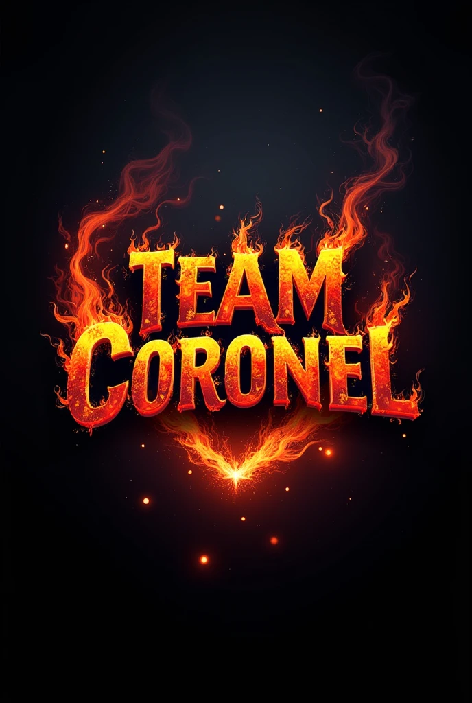 A logo with the word "TEAM CORONEL" related to hellfire
