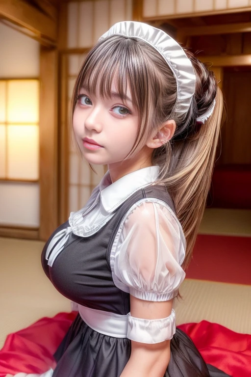 (masterpiece,best quality:1.4),(8k,raw photo,photo realistic:1.2),UHD, ,(shiny skin:1.4),detailed skin,detailed face,detailed eyes,(beautiful sparkling eyes:1.2),Symmetrical eyes,Detailed ear,1girl,natural make-up,(((Japanese idol))),((beautiful Japanese)),(face of the Golden Ratio),Super detailed Background,Beautiful shiny hair,Twintails)),,(((cute teen maid))),(Average teen breasts),,upper body,(Detailed Lolita Maid Outfits,rs),,,Professional Lighting,,(Very detailed ,cute uniforms design,online shopping,LUMINE® Market,),,cute Instagram Style Maid,,,(Detailed Akihabara Maid Cafes,Great location),sakuragun,