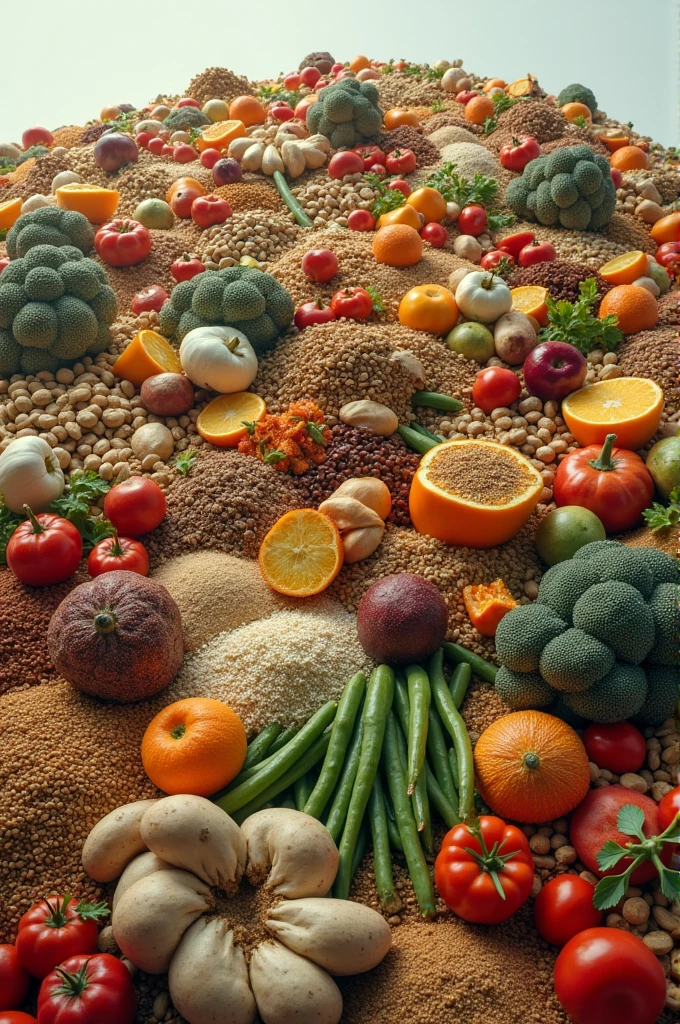 A lot of food waste