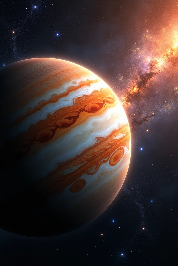 Jupiter　universe space　planet　nebula