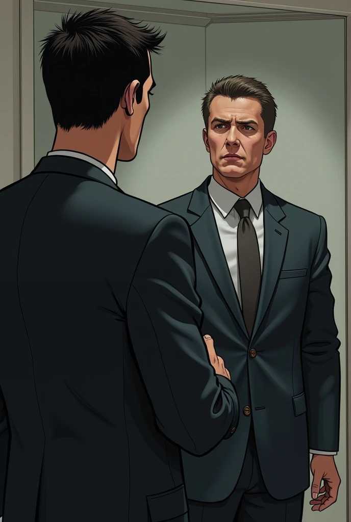 Steve hesitates but Butcher insists 
(Butcher does not threaten him)