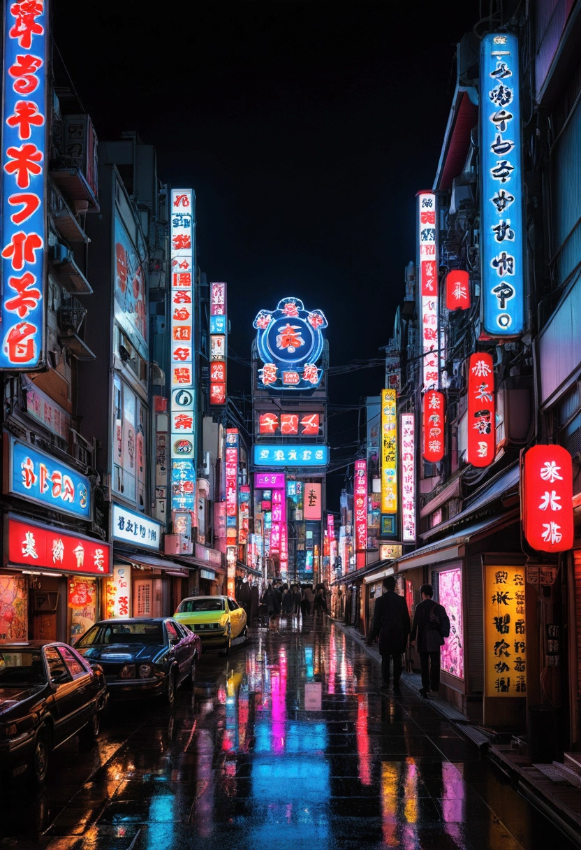 Neon Town, Scenery similar to Kabukicho in Japan
