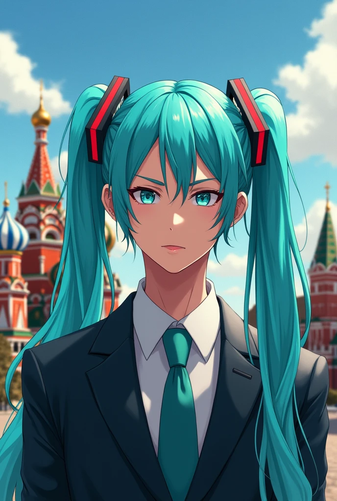 Putin Cosplay Hatsune Miku