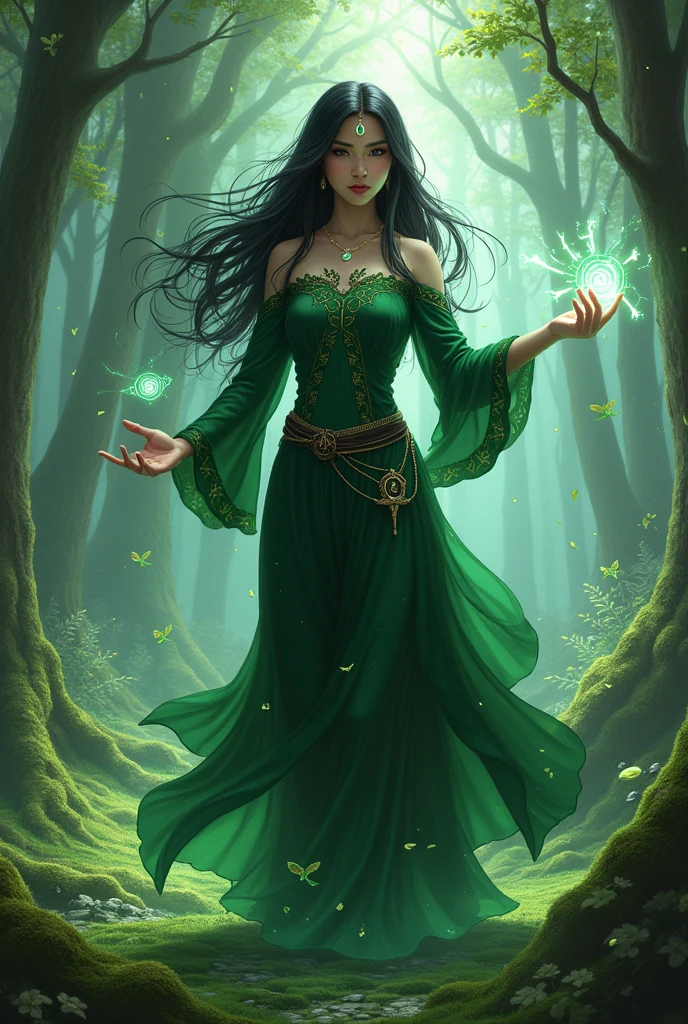 Saori Yoshida can use magic