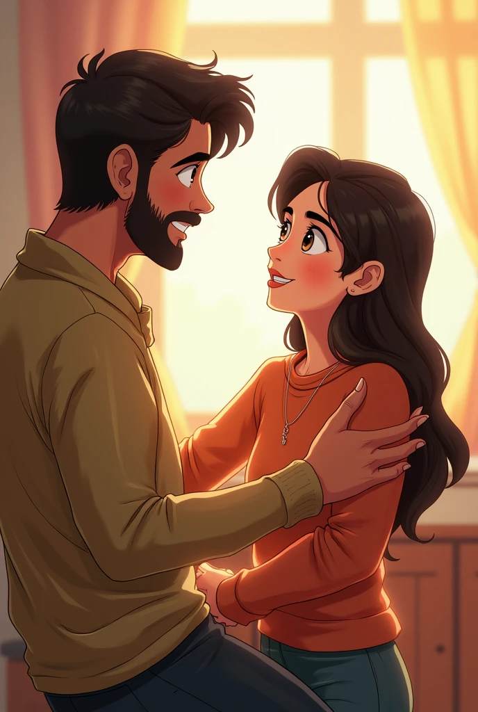 Raghu: "Sheru bhai, how are you? You seem to be somewhat tired today."