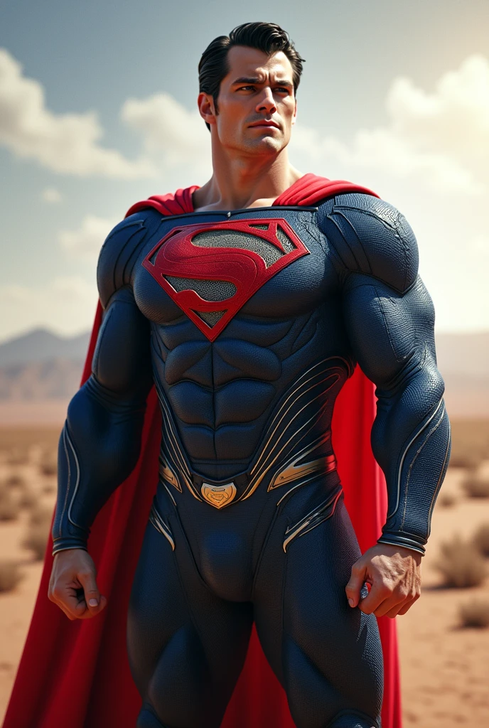 Image of homelander he is happy because he wants to fight with Superman