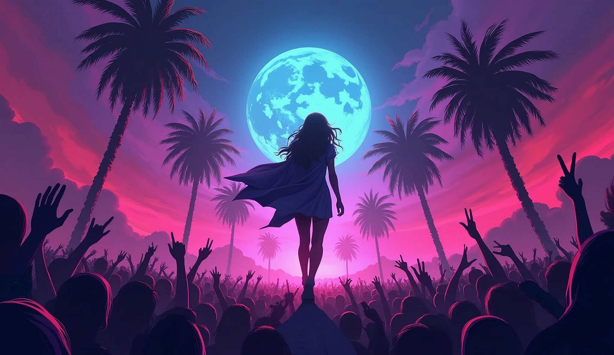 edm music, illustration, Rave Awakening