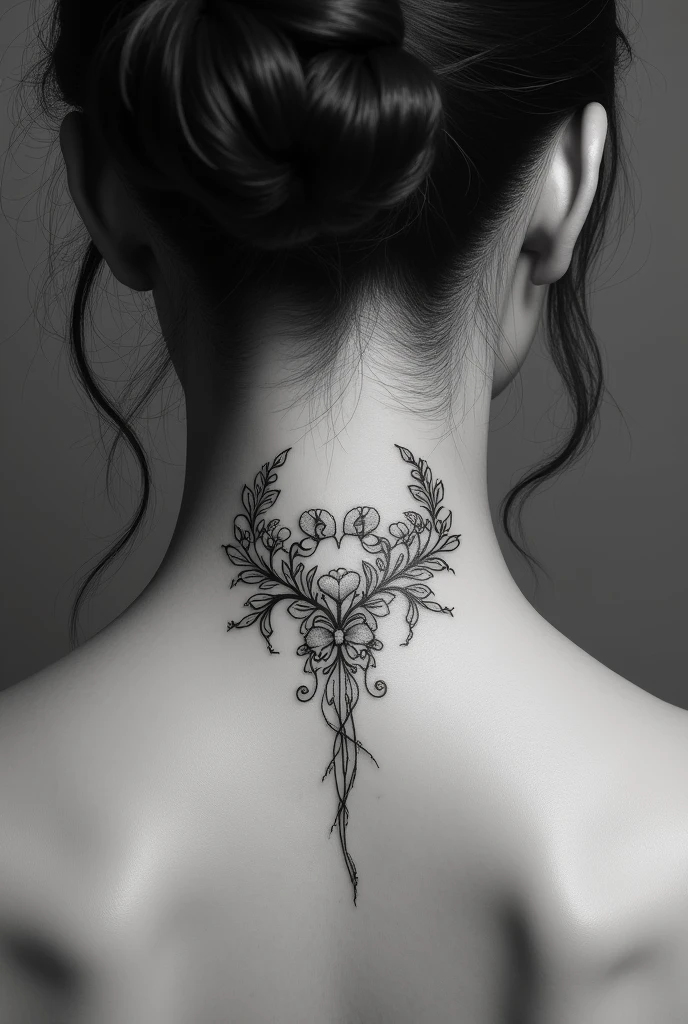 I want a tattoo on my neck that symbolizes love