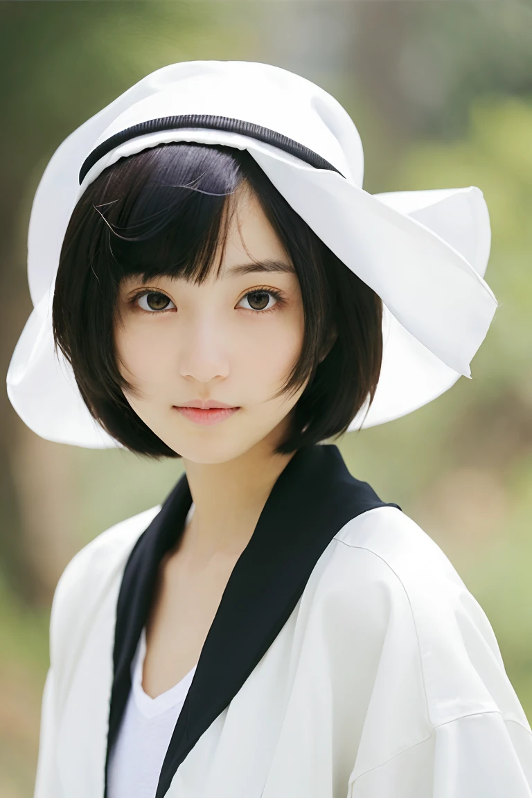 whole body,Arabian asian woman in white shirt and black jacket, Beautiful Japanese girl face, Short Hair, Girl cute beautiful face, kiko mizuhara, Young Japanese girl, short~Medium Hair, Young and pretty Asian face, With a cute - lovely - face, Bobcut, Cute natural anime face, Portrait Cute-beautiful-face