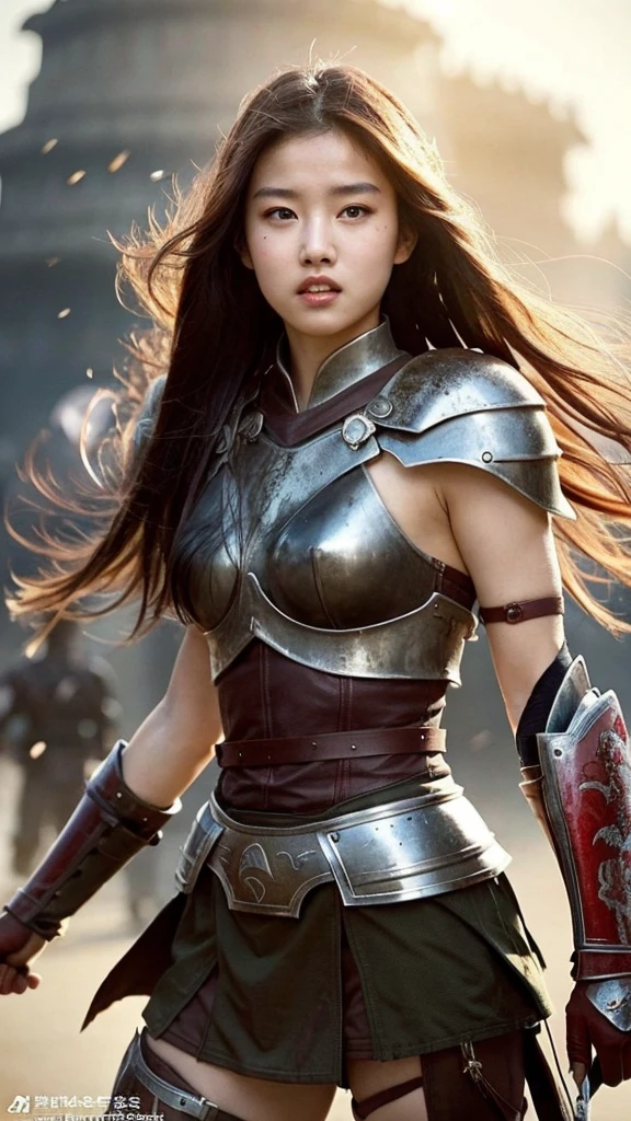 Beautiful Warrior in Battle、Pure girl、Pretty beauty、