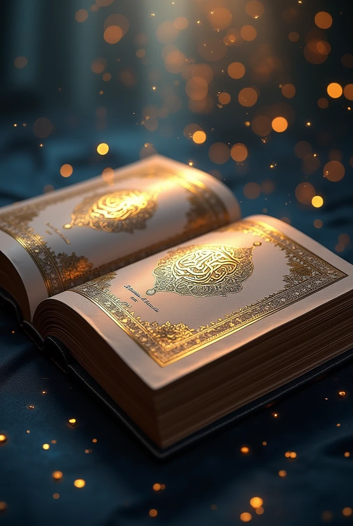 Give me a picture of a beautiful Quran. Asmani Kitab will be written in the picture.
And the picture will be android full screen. 
Text Asmani kitab