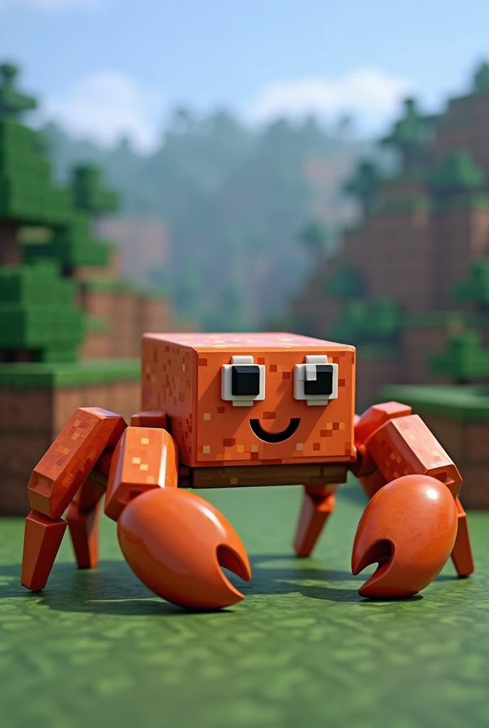 Create a minecraft style crab