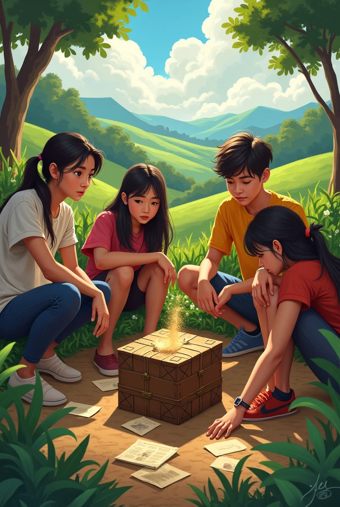 The Time Capsule: A group of friends bury a time capsule with their hopes and dreams. Years later, they dig it up and see how their lives have changed, learning valuable lessons along the way