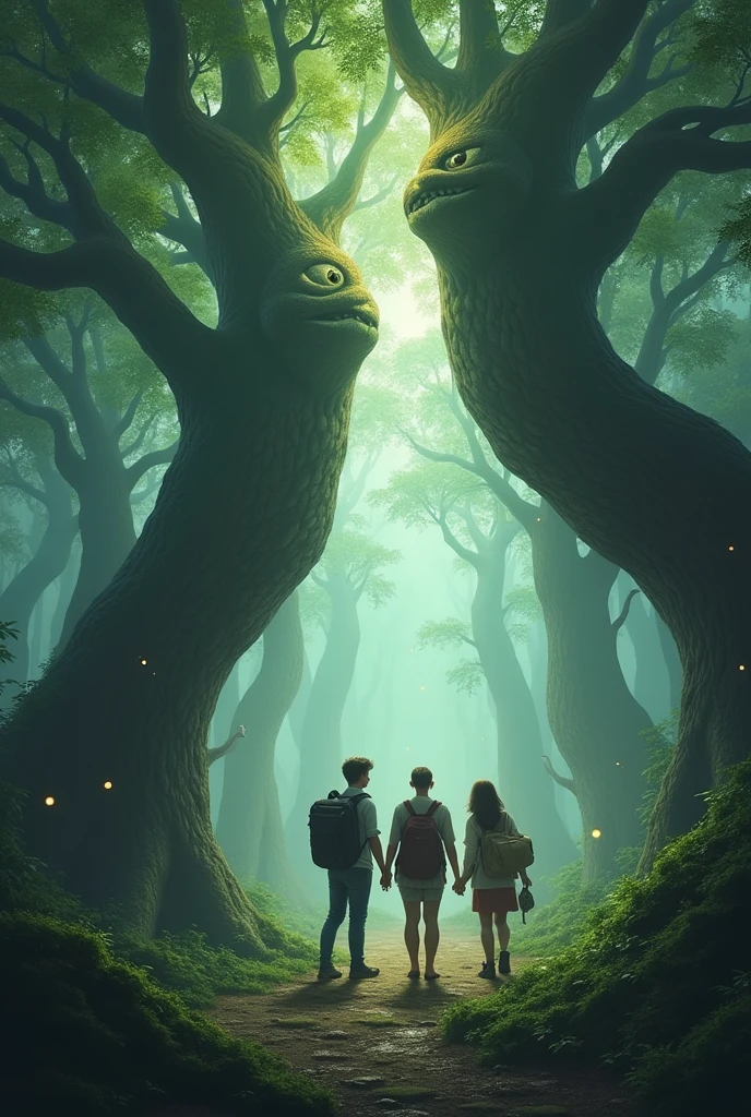 The Whispering Woods: When a group of friends gets lost in the woods, they discover that the trees can talk and must seek their help to find their way back.