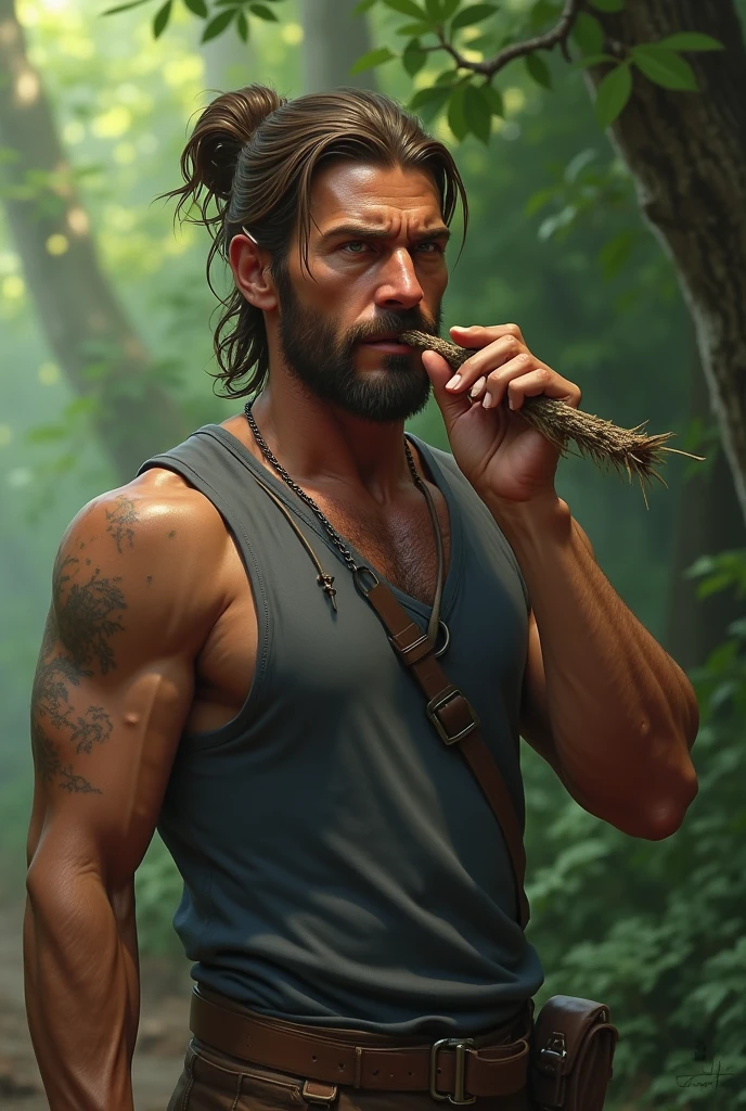 (nsfw, manly) , (the last of us, joel \(the last of us\), ) (slim:1.3, short, scruffy, hairy), evil smile, male orgasm, ejaculation, excessive, tongue out, blush,  horny face, male masturbation, big penis, testicles, precum, open mouth, horny face, public nudity, piss, pissing joel \(the last of us\), barefoot, nude,embarrassed, embarrassed face, sweat, shiny skin, standing, outdoors,