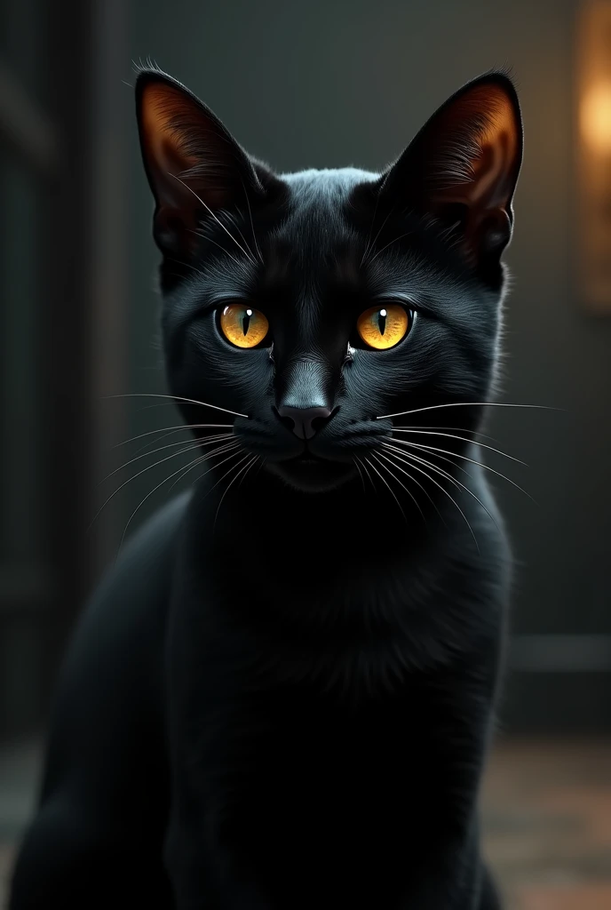 Sexy black cat