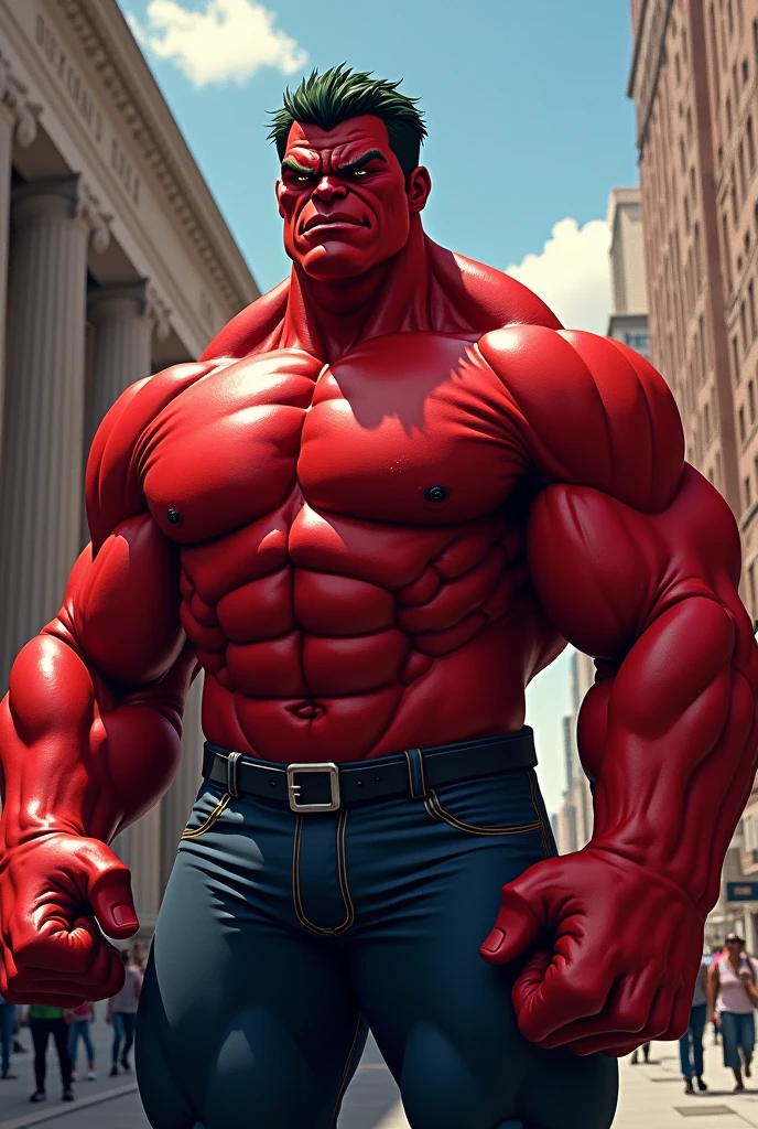 Red Hulk as the President of the United States of America