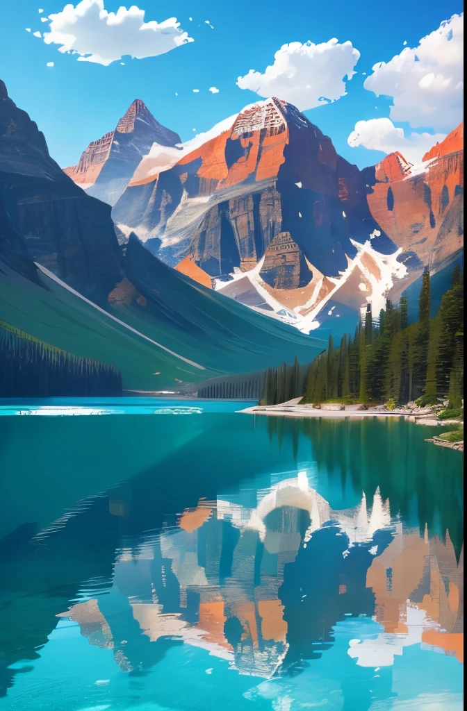 arafed view of a lake with rocks and mountains in the background, a mosaic by national geographic, flickr, land art, breathtaking colors, crystal clear water, wow!!!!!!, beautiful lake, glacier national park, really beautiful nature, extraordinary colorful landscape, cant believe it is real, in the middle of a lake, incredible colors, stunning nature in background