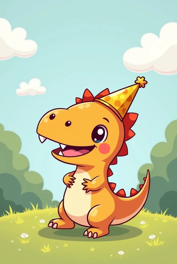 A chibi dinosaur