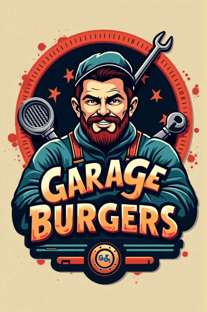 create logo for burger joint called Garage Burgers