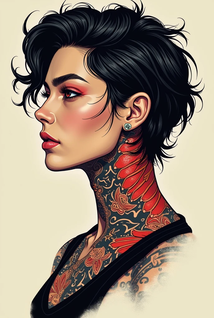 I want a tattoo on my neck on the side man