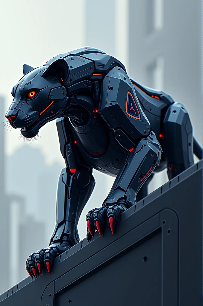 panther technology style logo
