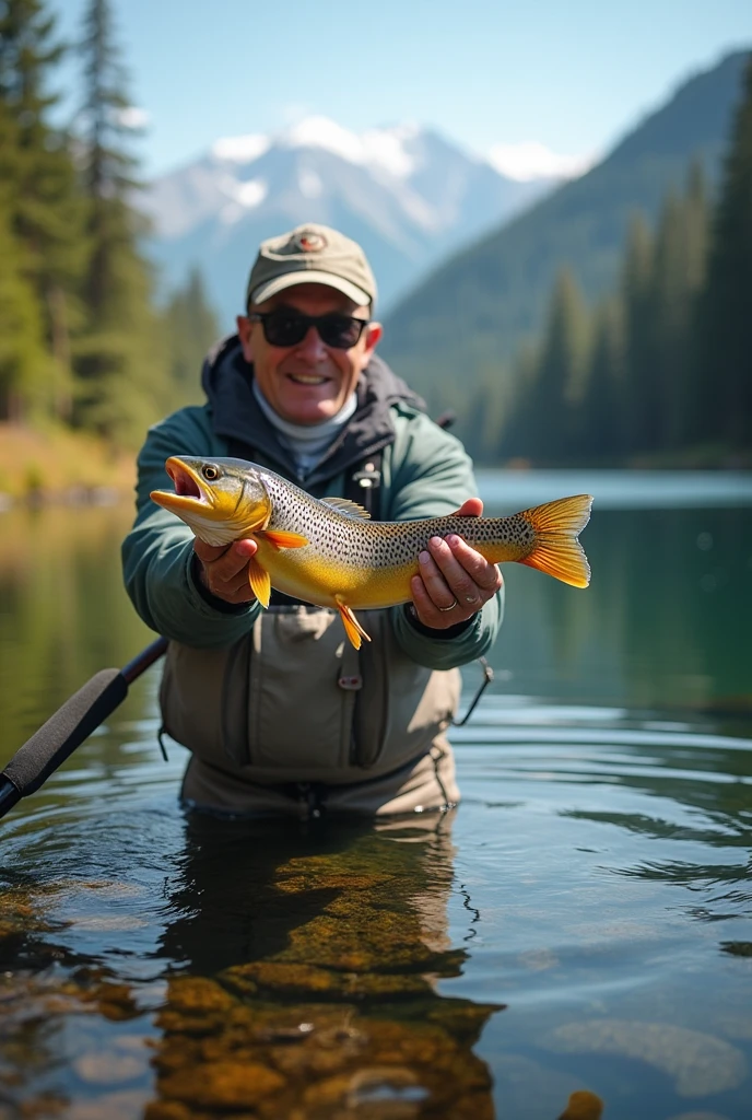 You can take a picture while fly fishing
