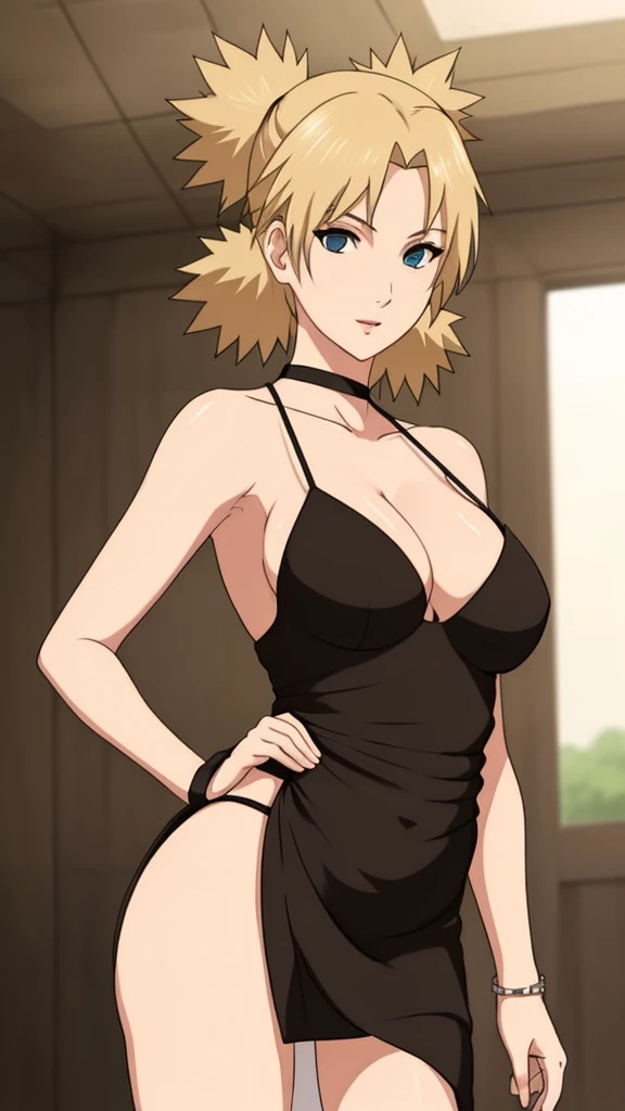 beautiful woman, hyperrealism, detailed, epicpose, (lightroom:1.13), soft light, (natural skin texture:1.2), (hyperrealism:1.2), sharp focus, focused, sexy slit Dress.