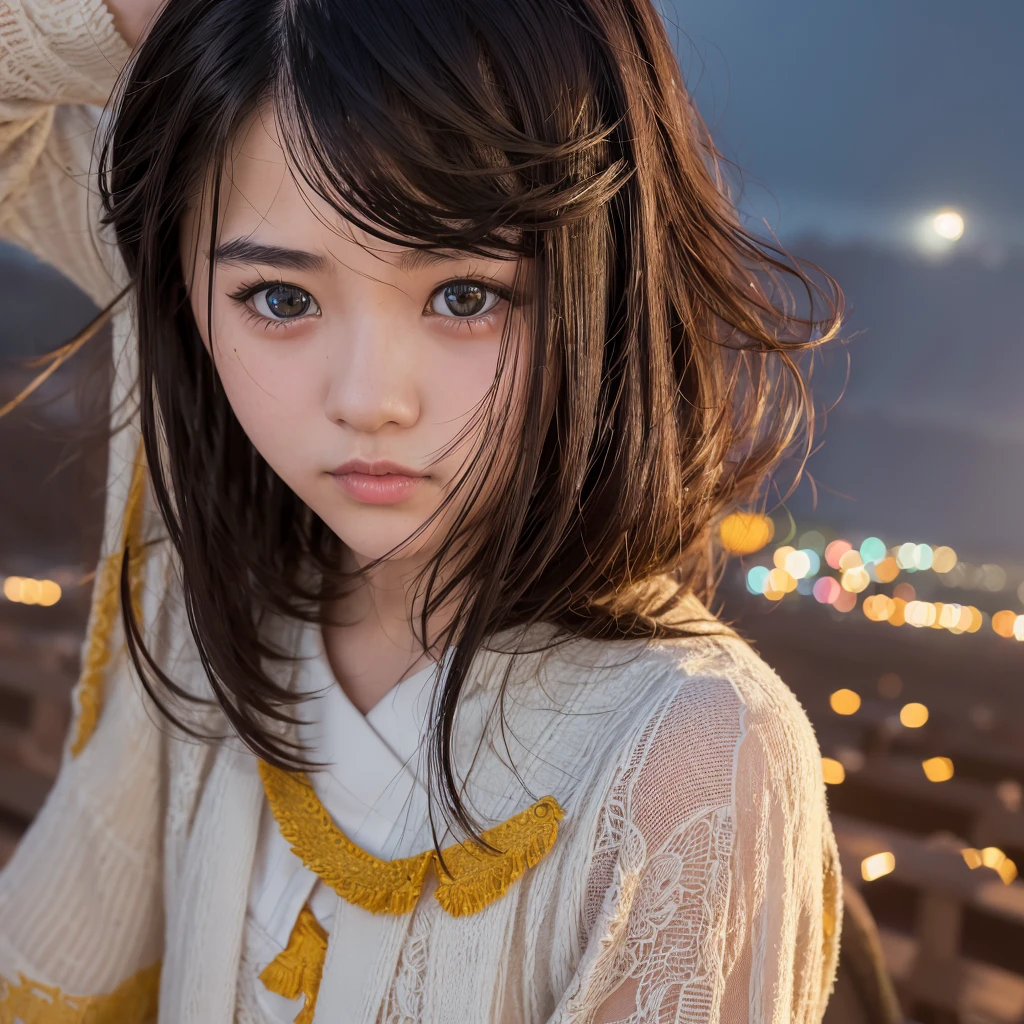 a beautiful teenage japanese schoolgirl in a school uniform, long black hair, waving to her friend, photorealistic, highly detailed, 8k, realistic lighting, cinematic, dramatic angle, vivid colors, beautiful scenery, cityscape background, (best quality,4k,8k,highres,masterpiece:1.2),ultra-detailed,(realistic,photorealistic,photo-realistic:1.37),dramatic lighting,intricate details,vibrant colors,cinematic composition,dynamic pose,emotional expression